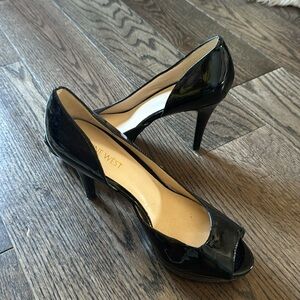 Mike west patent leather heels
